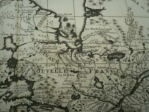 Carte Du Canada ou de la Nouvelle France & Des Decouvertes anno 1719, Chatelain - Picture 11 of 11