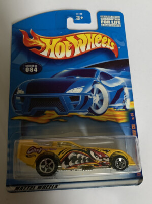 Hot Wheels 2001 Funny Car Extreme Sports Series Collector # 084 Yellow Race Car