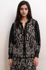 Johnny Was Jade Black Daydreamer Kivi Blouse L16525-1