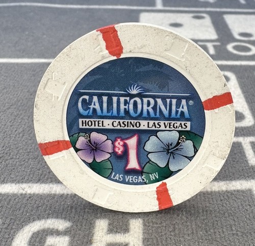 🎰🎲$1 California Casino Chip Downtown Casino Las Vegas 1 Of 11🎲🎰