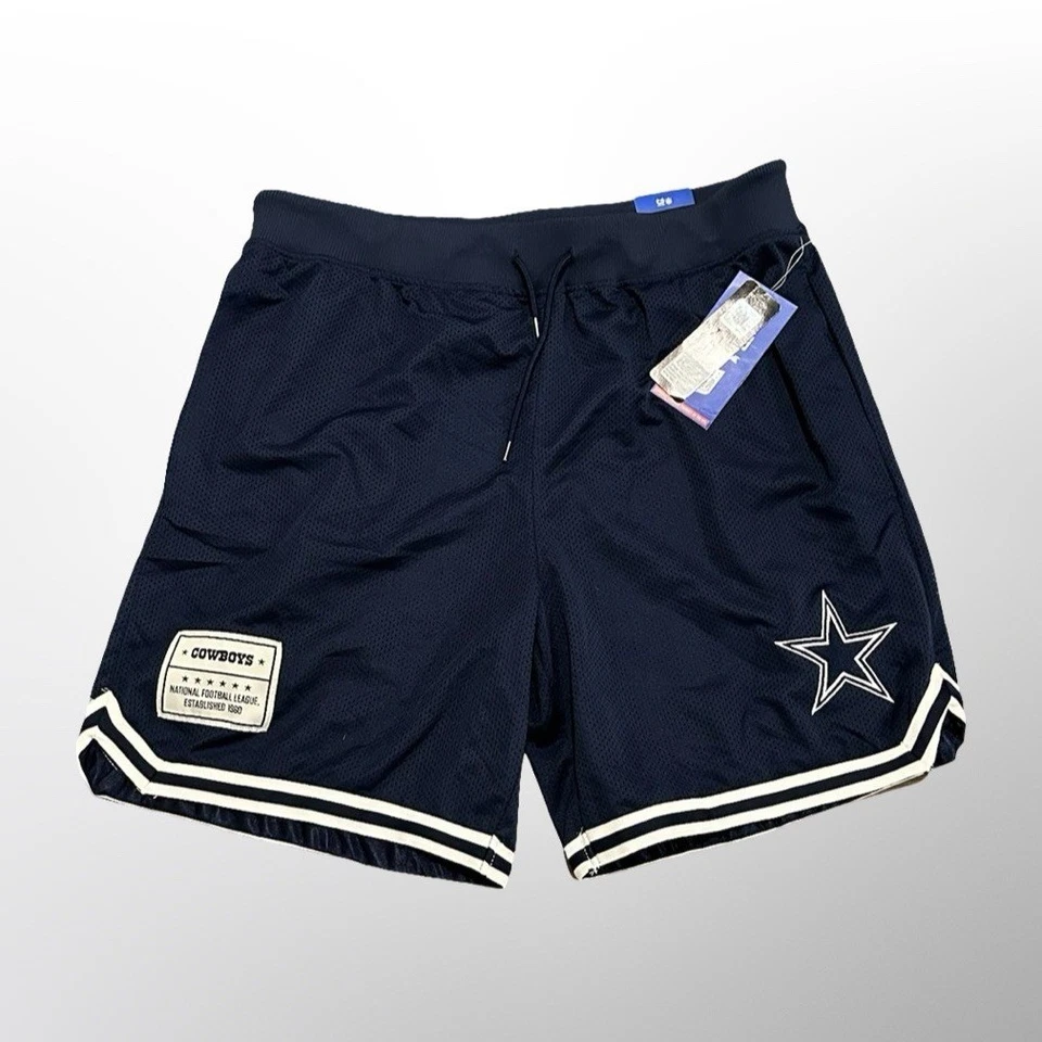 Сетчатые шорты Dallas Cowboys NFL Ultra Game темно-синие белые мужские размер XL новые с ценниками - Изображение 4 из 4