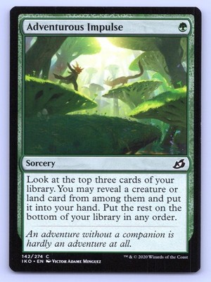 Adventurous Impulse 142 Common Ikoria: Lair of Behemoths Magic: The Gathering NM