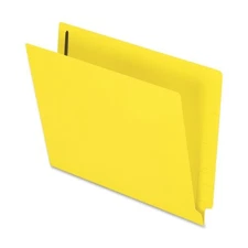 Esselte Colored End Tab Folder With Fastener - Letter - 8.50" X 11" - 0.75"