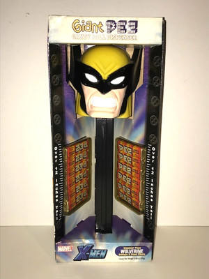 RETIRED Marvel Wolverine GIANT 12'' PEZ DISPENSER with Original Box & Candy