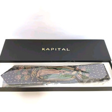 Kapital Silk Twill Mary Tie maria black with BOX NEW From Japan F/S