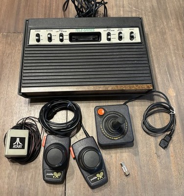 Sears Tele-Games Atari - Heavy Sixer - With Games and Controllers
