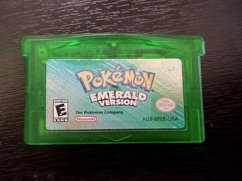 Pokemon Emerald Version GBA AUTHENTIC!! NEW BATTERY!!! TESTED AND WORKING!!!