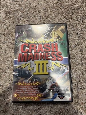 Crash Madness III (Crash Madness 3) DVD - Monster Jam *Rare OOP*