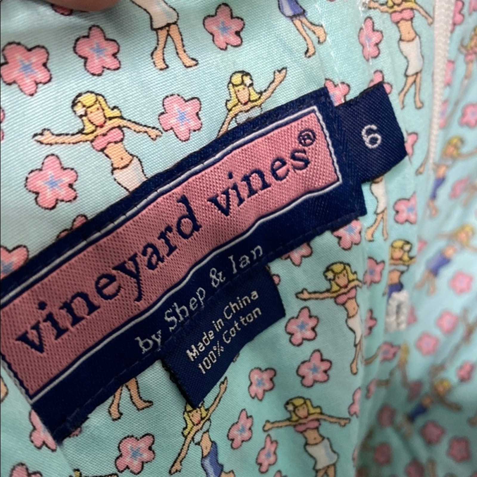 Vineyard Vines Patchwork Strapless Mini Dress Wom… - image 3