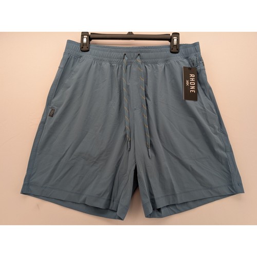 Nuevo con etiquetas Rhone 7" Pursuit corto sin forro en piedra azul talla grande - Imagen 4 de 10