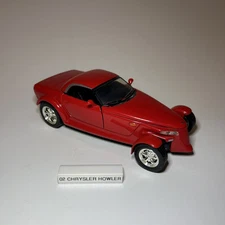Motor Max 2002 Chrysler Howler Daimler Concept Car Red Diecast  1:24 Scale