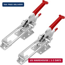 2 Pack Toggle Latch Clamp, Heavy Duty Latches, 2000Lbs Holding Capacity Adjustab