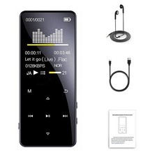 5.0 Bluetooth Mini Lossless Music Screen Touch MP4/MP3 Player Built-in 4GB