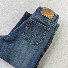 Levi  s Girls 16 Regular 517 Stretch Flare Blue Denim Jeans Y2K Style