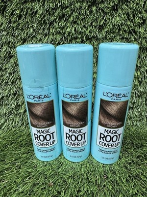 L'Oreal Magic Root Cover Up LIGHT GOLDEN BROWN Color Spray 2 oz Lot Of 3