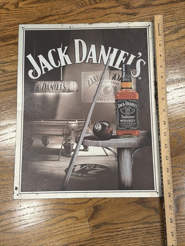 2004 Jack Daniel’s Old No 7 Whiskey Metal Bar Pool Table Man Cave FREE SHIP