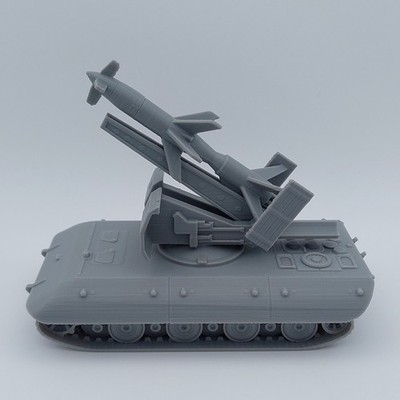 Rheintochter Rakete auf E-100 Fahrgestell Startrampe (FS) - WW2 Modell Bausatz