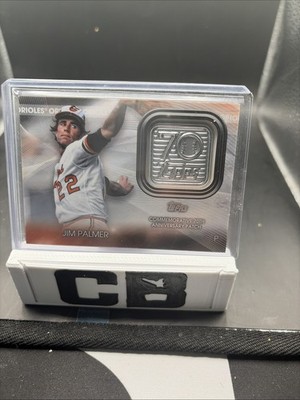 2021 Topps Update Jim Palmer 70th Anniversary Logo Patch #T70P-JP NM/MT - SC-203