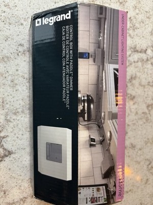 Legrand Paddle Dimmer Switch Titanium Single-Pole CFL/LED 120V APCB1TM4