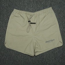 Fear Of God Shorts Mens Medium Tan Essentials Volley Drawstring Exclusive