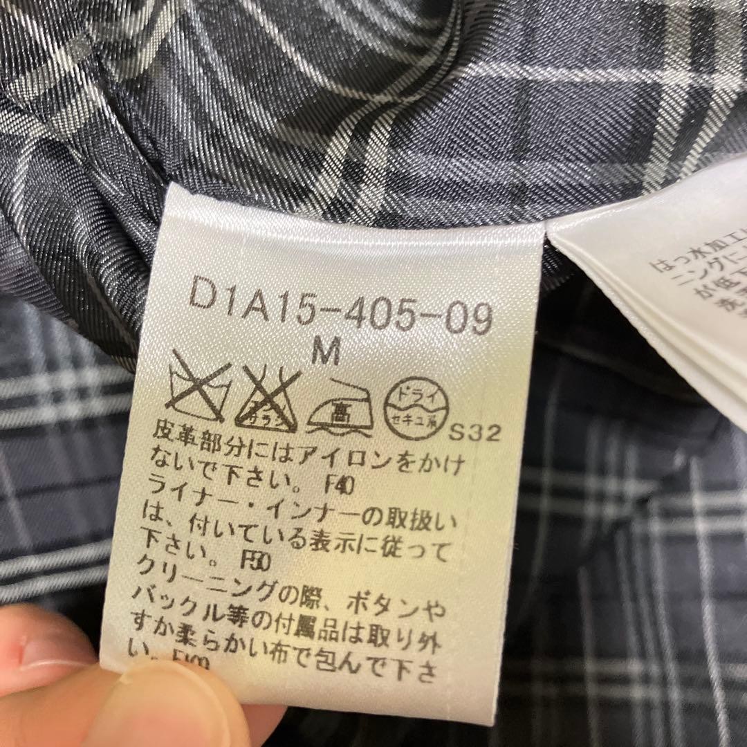 Burberry Black Label Trench Coat with Removable Liner Black Size M Vintage Men's thumbnail 12