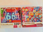 Lot Of 2 Colorluxe 500 Pc Puzzles ( Rt. 66 & Sugar Cookies ) — photo 1