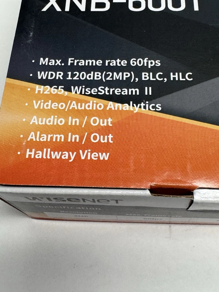 SEALED NEW HANWHA WISENET X SERIES XNB-6001 XNB-H6240A NETWORK CAMERA - Image 4 of 4
