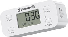 Indoor Countdown Timer Outlet with Auto Shut Off, Digital Electrical Timer for