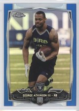 2014 Topps Chrome Blue Refractor 167/199 George Atkinson III #148 0e5