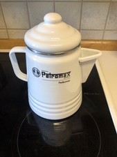 Petromax Perkolator Perkomax Kaffeemaschine Tee-& Kaffeekanne Camping Weiß