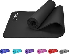 Multi-Purpose Fitness Mat for Yoga, Pilates, Stretching & Home Workouts