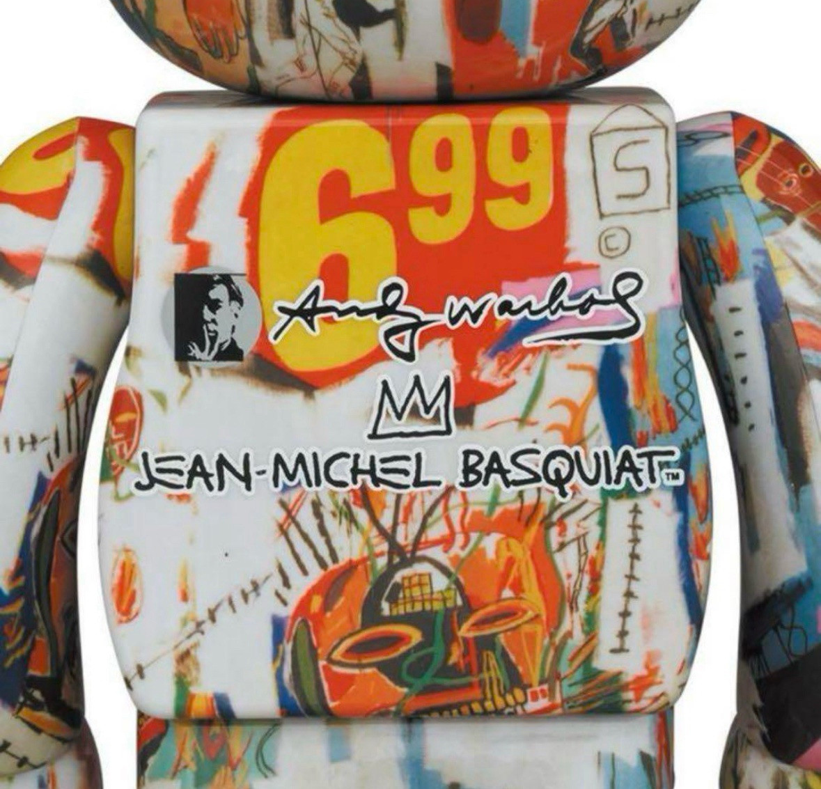 MEDICOM TOY - 2set BE@RBRICK Warhol BASQUIAT #4 400％ Bearbrick-Andy-Warhol-x-JEAN-
