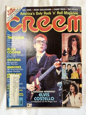 Creem Magazine May 1979 Alice Cooper The Clash Outlaws Ramones The Who Bee Gees