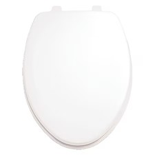 American Standard 5311012.020 Toilet Seat With Cover, Top-Mounted Hinge,