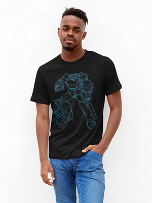 Transformers Shockwave Optimus Prime Blueprint Official Herren T-Shirt