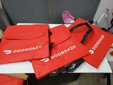 Lot of 3 ~ DOORDASH ~ Large 19x19x5 Insulated Pizza Delivery Bag / Tote ~