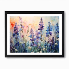 Quadro Lupino Stampa artistica con cornice Wall Art Poster Stampa su Tela Quadro