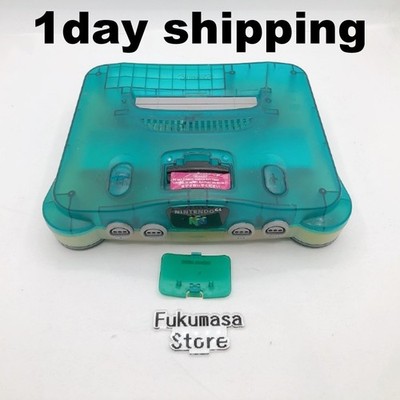 Nintendo 64 nur Konsole Clear Blue NUS-001 N64 NTSC-J Japan getestet