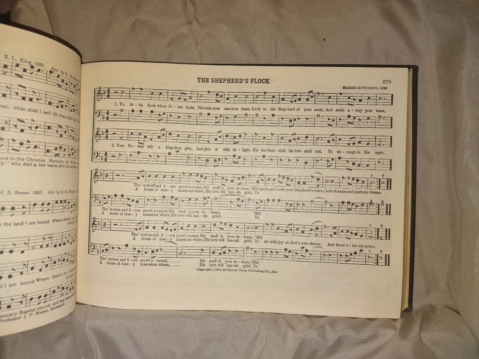 Arpa Sagrada Original Melodías Sagradas Denson Revisión Edición 1966 VER INF FOTO Foto 3 de 3