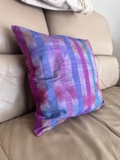 Zierkissen Kissen 100 % Seide 40 X 40 Cm Mit füllkissen Lila Hingucker frühling