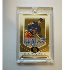 Upper Deck SP Signature Legends Jack Valiquette Auto #186 NHL