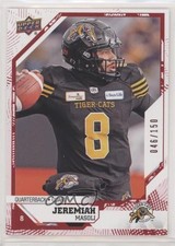 2019 Upper Deck CFL Red 46/150 Jeremiah Masoli #179 l4n