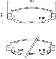 Brembo Bremsbelagsatz Scheibenbremse Prime P 83 038 FüR Lexus GS Toyota Supra