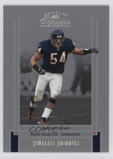 2005 Donruss Classics Timeless Tributes Silver 50/50 Brian Urlacher #16 HOF e0v