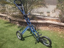 Sun Mountain Golf Speed Cart Push Pull Collapsible Foldable Holder Black W Pump