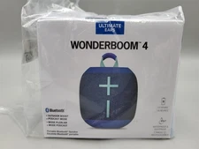 -NEW- Ultimate Ears WONDERBOOM 4 Outdoor Speakers Bluetooth Waterproof - Blue