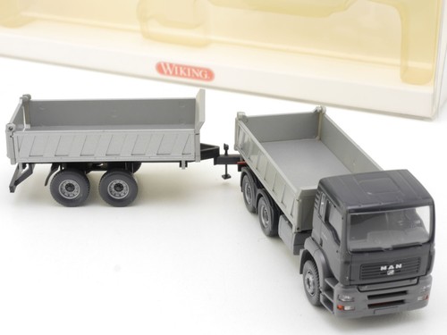 Wiking 6780137 Man Tg-A M Kipper-Hängerzug Truck 1:87 Mint! Boxed 1704-16-78