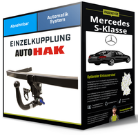 Abnehmbare AnhäNgerkupplung für Mercedes S-Klasse 05- Typ W221 / V221 Auto Hak