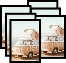 KTKDE 8.5x11 Picture Frame Certificate Document Frame 6 Pack Diploma Frames, Pos