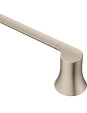 Moen YB0218BN Doux 18-Inch Single Towel Bar in Brushed Nickel Finish READ 